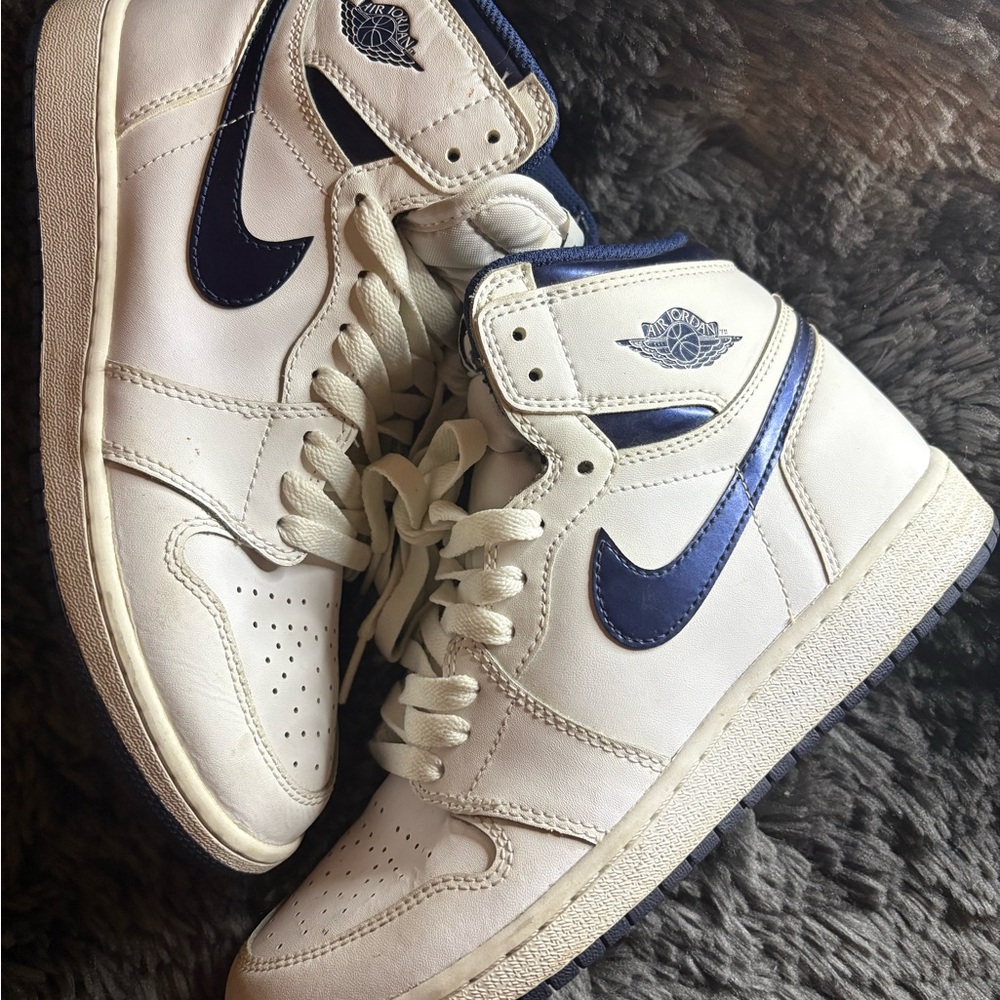 Jordan Kids Sneakers White and Blue